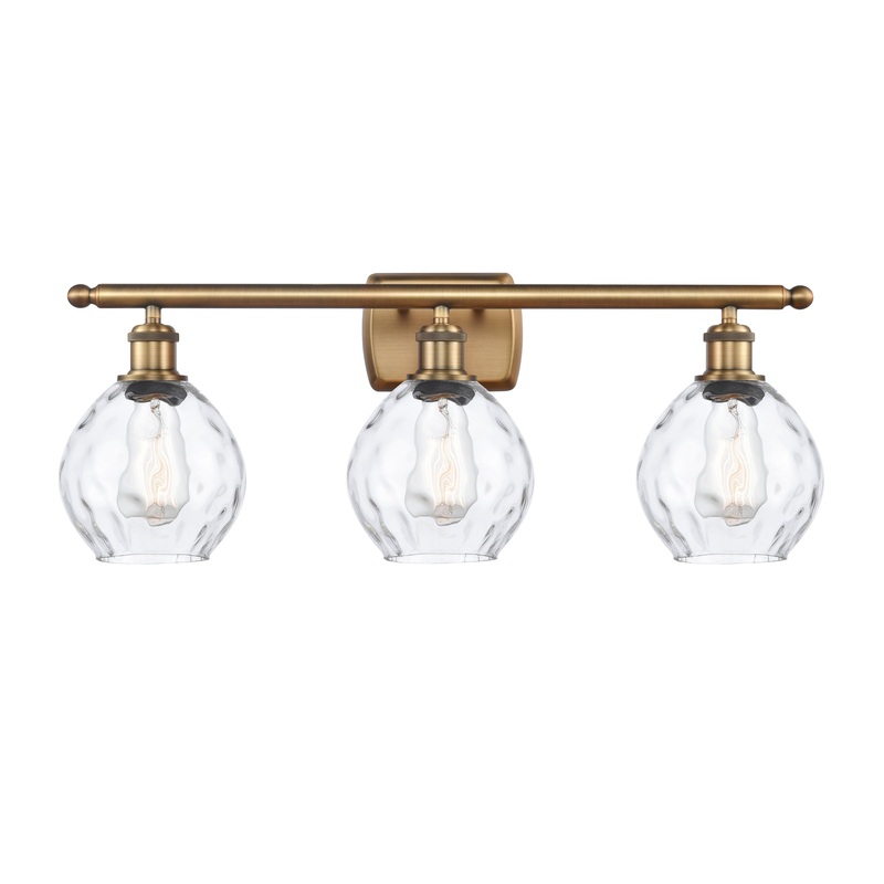 Innovations Lighting Small Waverly 3 Light Bath Vanity Light Part Of The Ballston Collection 516-3W-BB-G362-LED