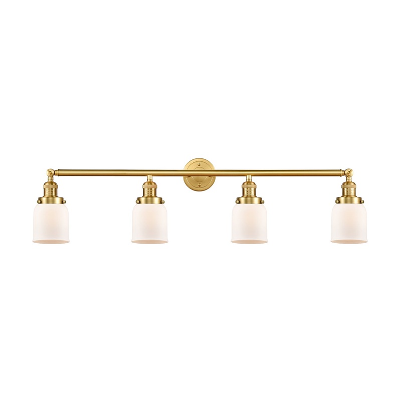 Innovations Lighting Small Bell 4 Light Bath Vanity Light Part Of The Franklin Restoration Collection 215-SG-G51