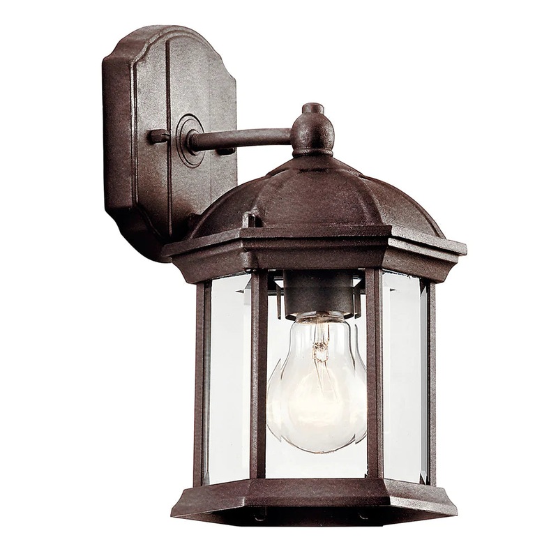 Kichler Barrie 10.25″ 1 Light Wall Light with LED Bulb Tannery Bronze 49183TZL18