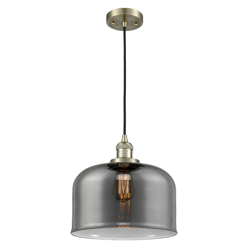 Innovations Lighting X-Large Bell 1 Light Mini Pendant Part Of The Franklin Restoration Collection 201C-AB-G73-L-LED