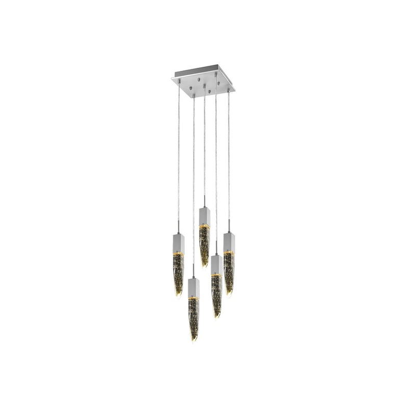 Aspen 5LT Square Multi Light Pendant