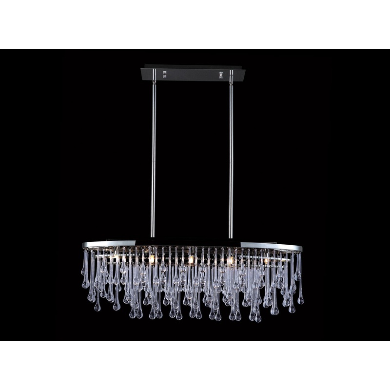 Hollywood Boulevard Oval Chandelier
