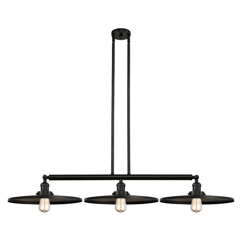 Innovations Lighting Appalachian 3 Light” Island Light 213-BK-MFR-BK-16