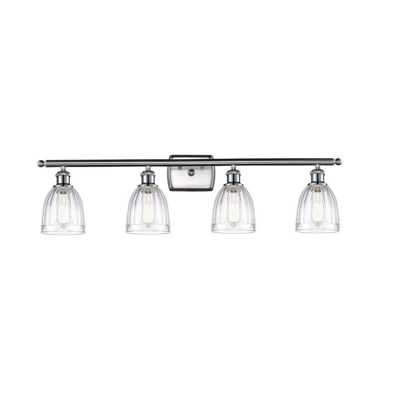 Innovations Lighting Brookfield 4 Light Bath Vanity Light Part Of The Ballston Collection 516-4W-SN-G442-LED