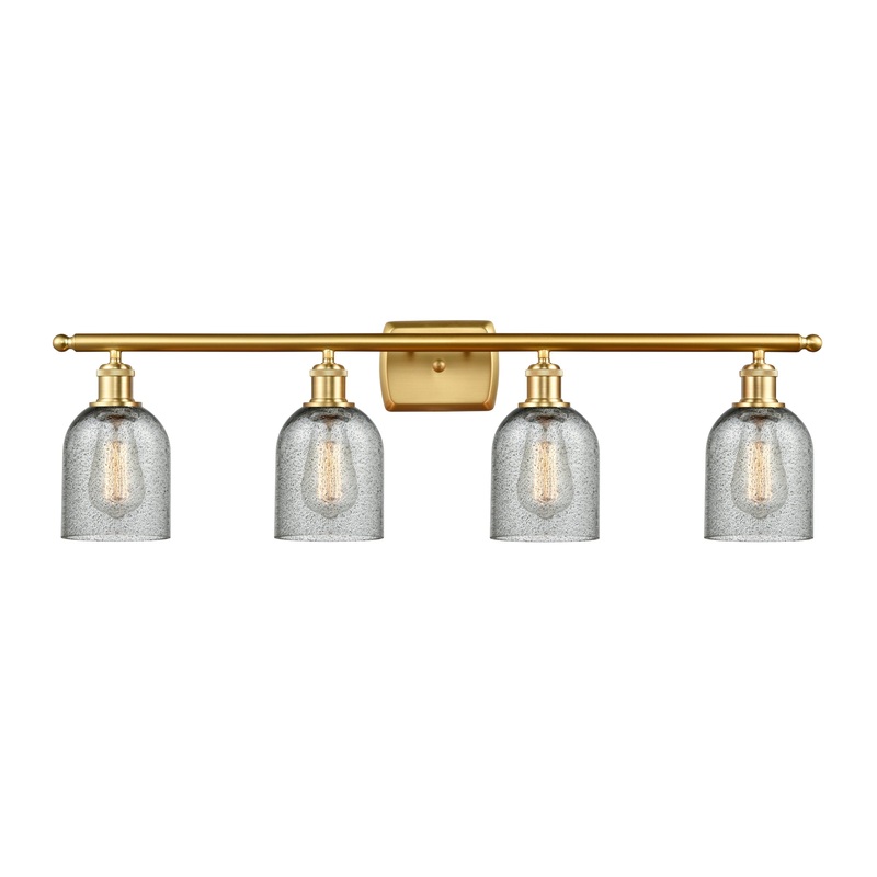 Innovations Lighting Caledonia 4 Light Bath Vanity Light Part Of The Ballston Collection 516-4W-SG-G257