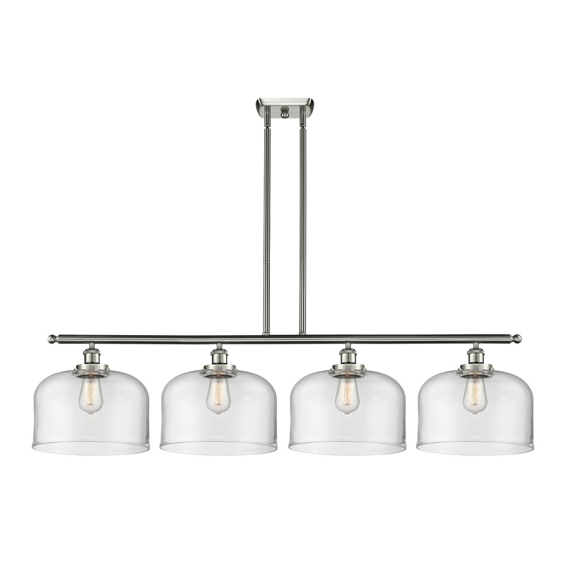 Innovations Lighting X-Large Bell 4 Light Island Light Part Of The Ballston Collection 916-4I-SN-G72-L