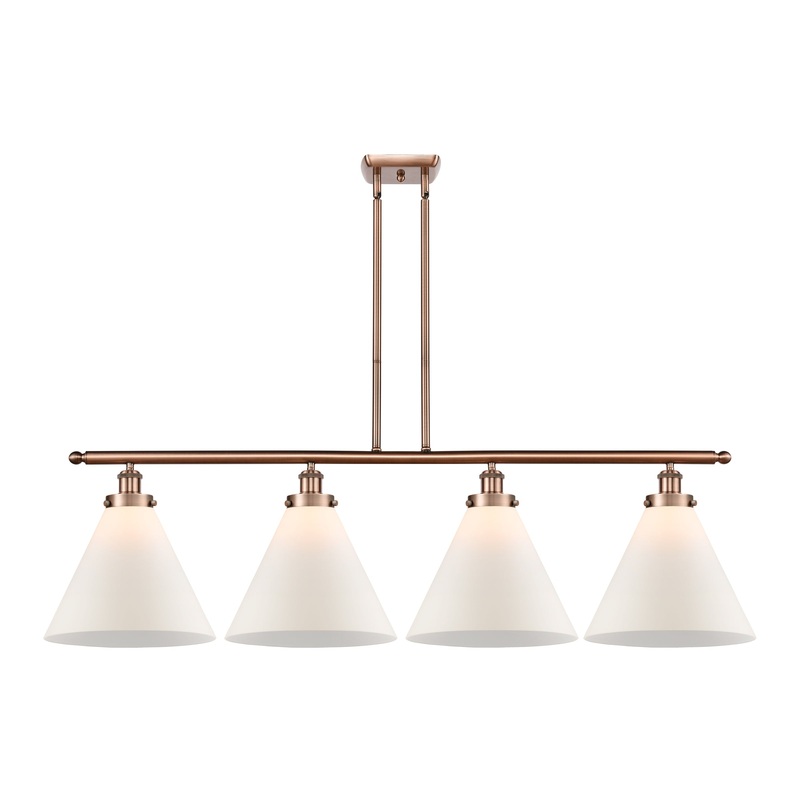 Innovations Lighting X-Large Cone 4 Light Island Light Part Of The Ballston Collection 916-4I-AC-G41-L-LED