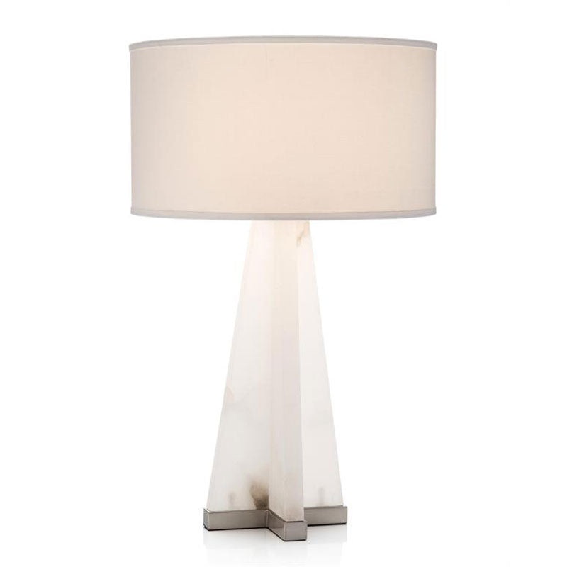 Sculptural Alabaster Table Lamp