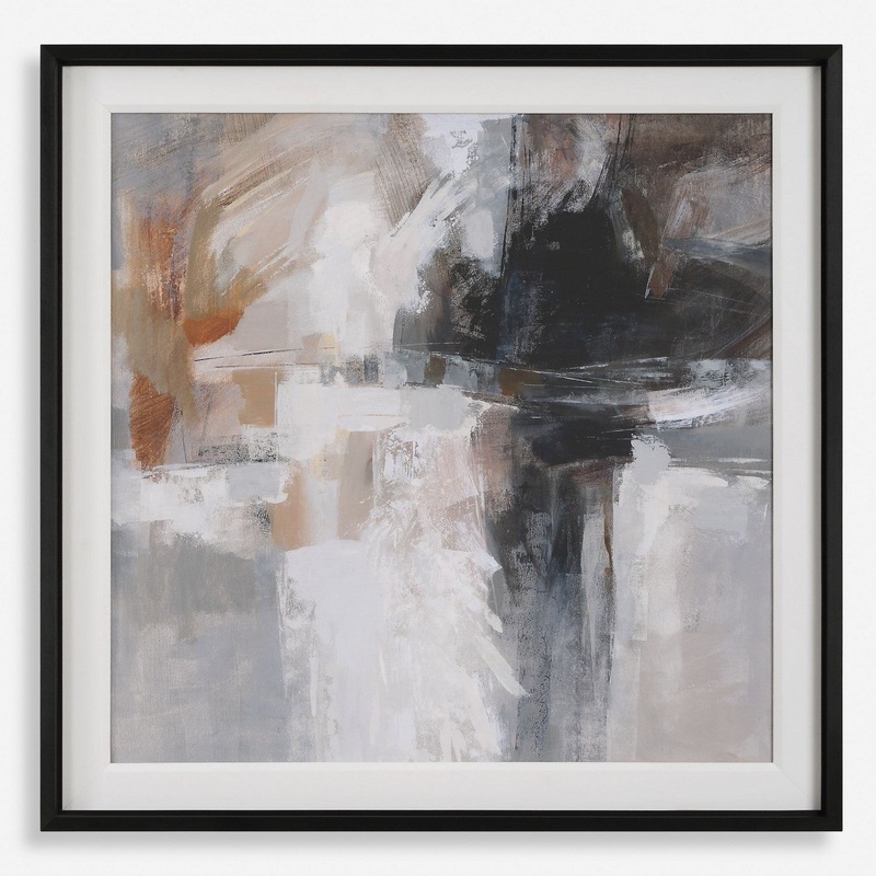Wings Neutral Abstract Art