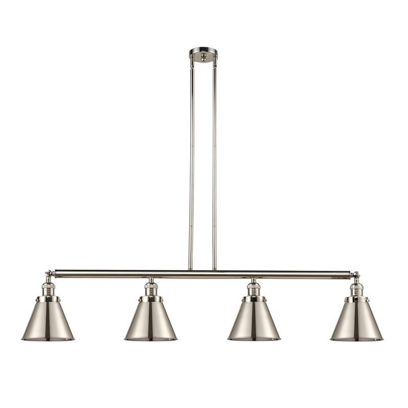 Innovations Lighting Appalachian 4 Light Island Light Part Of The Franklin Restoration Collection 214-PN-M13-PN