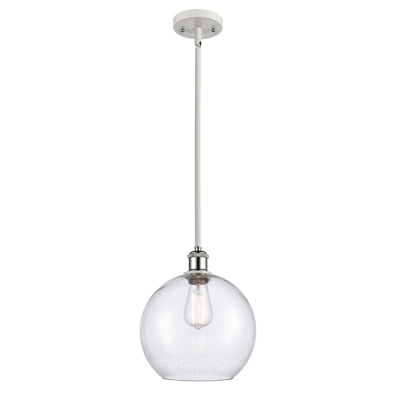 Innovations Lighting Athens 1 Light 10″ Mini Pendant 516-1S-WPC-G124-10-LED