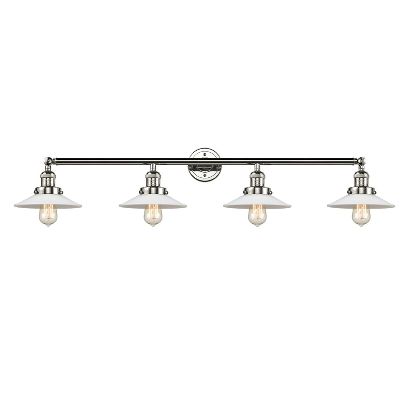 Innovations Lighting Halophane 4 Light Bath Vanity Light Part Of The Franklin Restoration Collection 215-PN-G1
