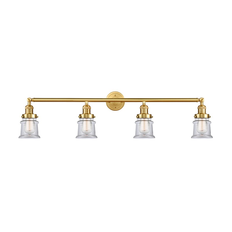 Innovations Lighting Small Canton 4 Light Bath Vanity Light Part Of The Franklin Restoration Collection 215-SG-G182S-LED