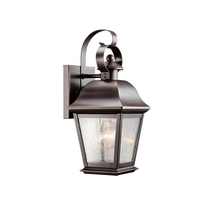Kichler Mount Vernon 12.5″ 1 Light Wall Light Olde Bronze 9707OZ