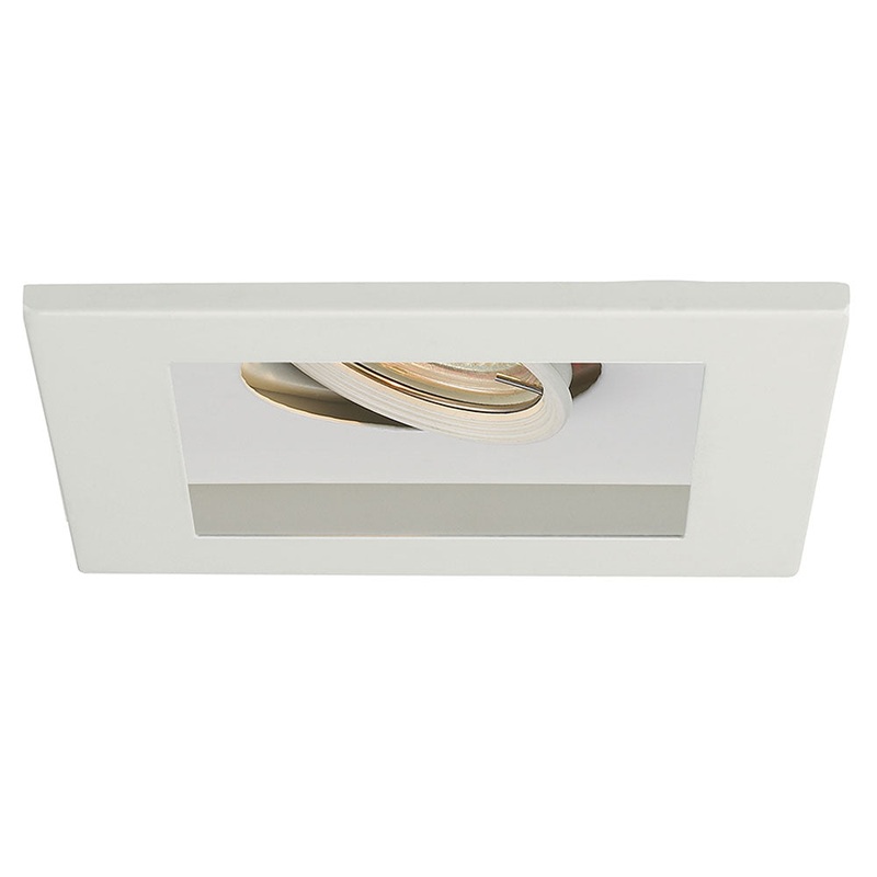 Low Voltage 1-Light Multiple Spot Flanged Trim