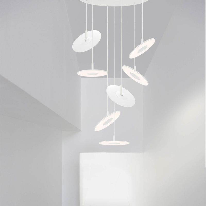 Circa Chandelier with Large Pendants