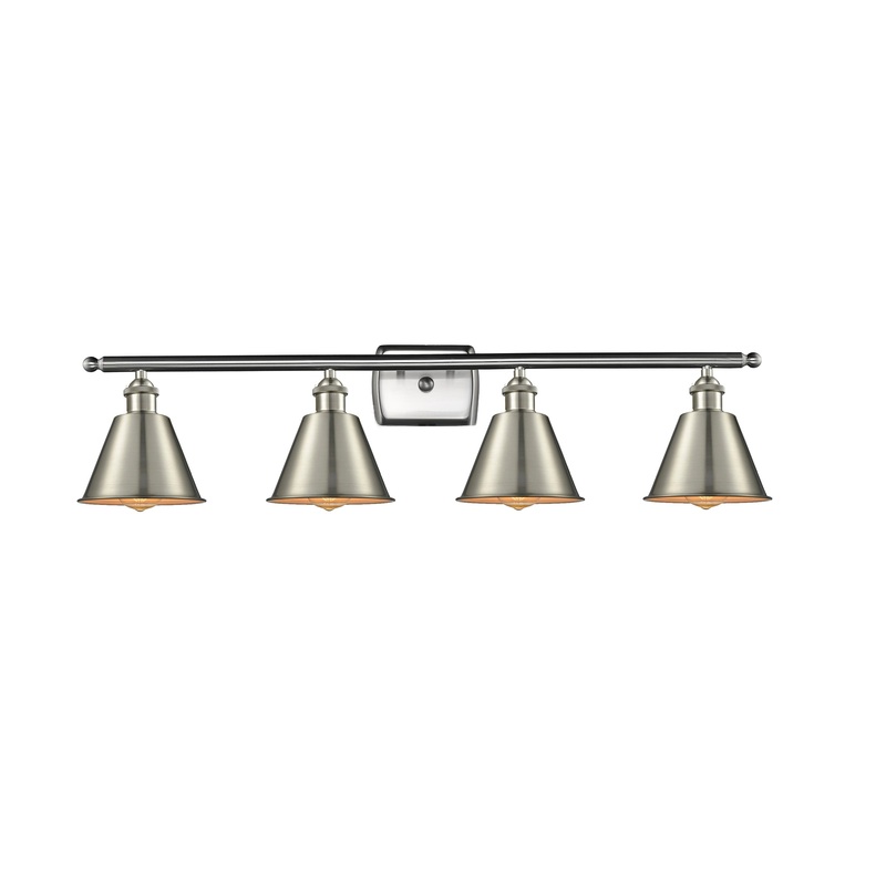 Innovations Lighting Smithfield 4 Light Bath Vanity Light Part Of The Ballston Collection 516-4W-SN-M8