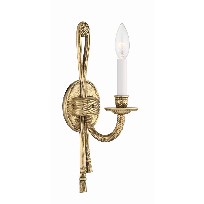 Cast Brass Wall Mount Sconce