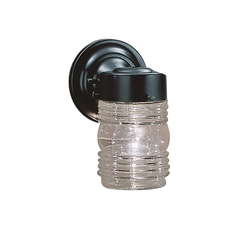 Kichler 7.75″ 1 Light Wall Light Black 1148BK