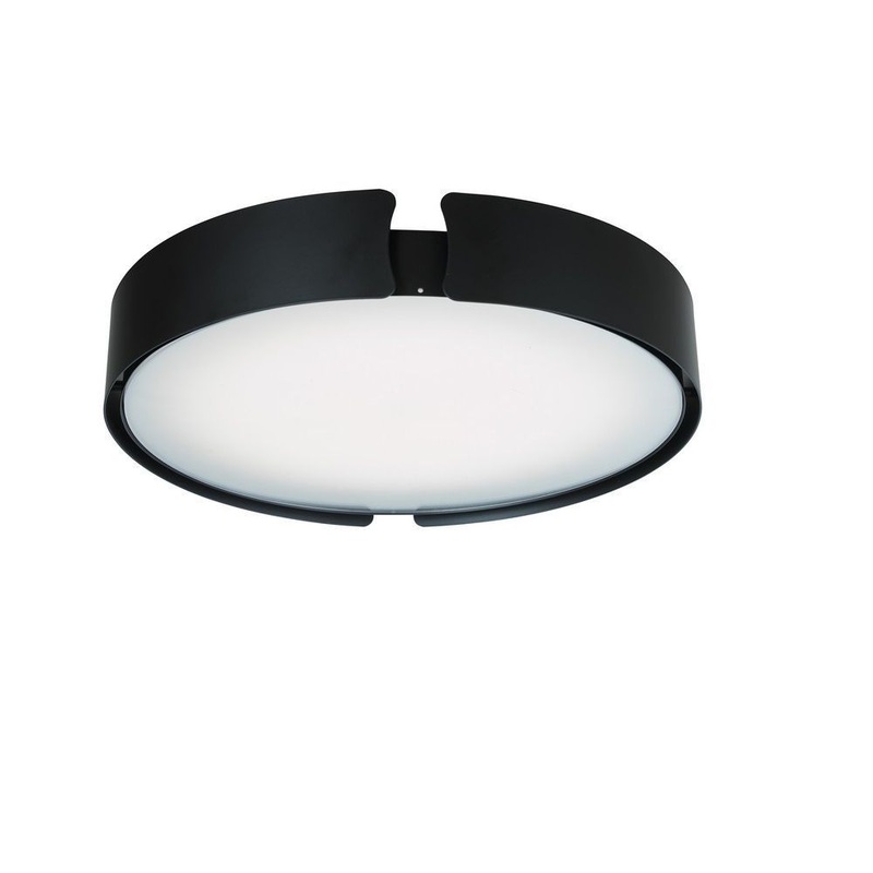 Abra Lighting 14″ Low Profile Flush Mount with High Output Dimmable LED 30069FM-BL