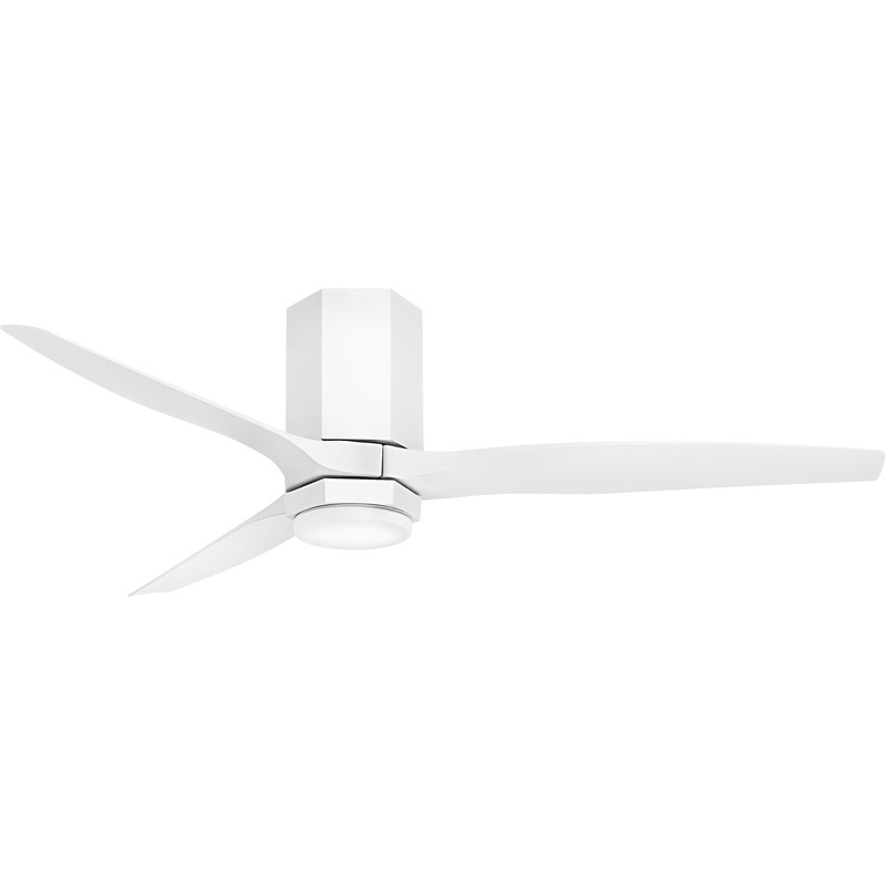 Facet Flush Smart Ceiling Fan with Light