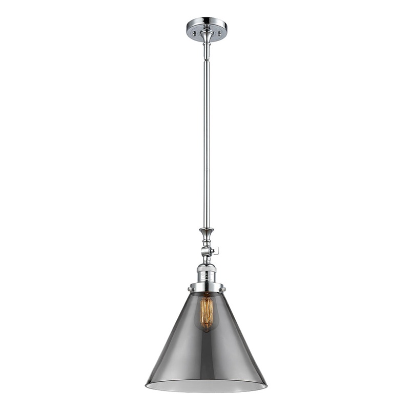 Innovations Lighting X-Large Cone 1 Light Mini Pendant Part Of The Franklin Restoration Collection 206-PC-G43-L-LED