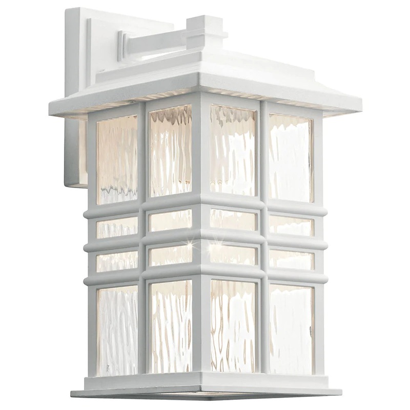 Kichler Beacon Square 14″ 1 Light Wall Light White 49830WH