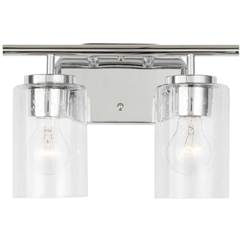 Oslo Seeded Bathroom Vanity Light
