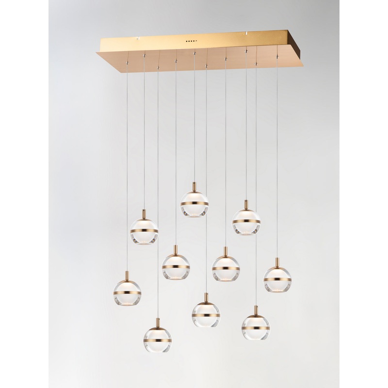 Swank Linear Multi-Light Pendant