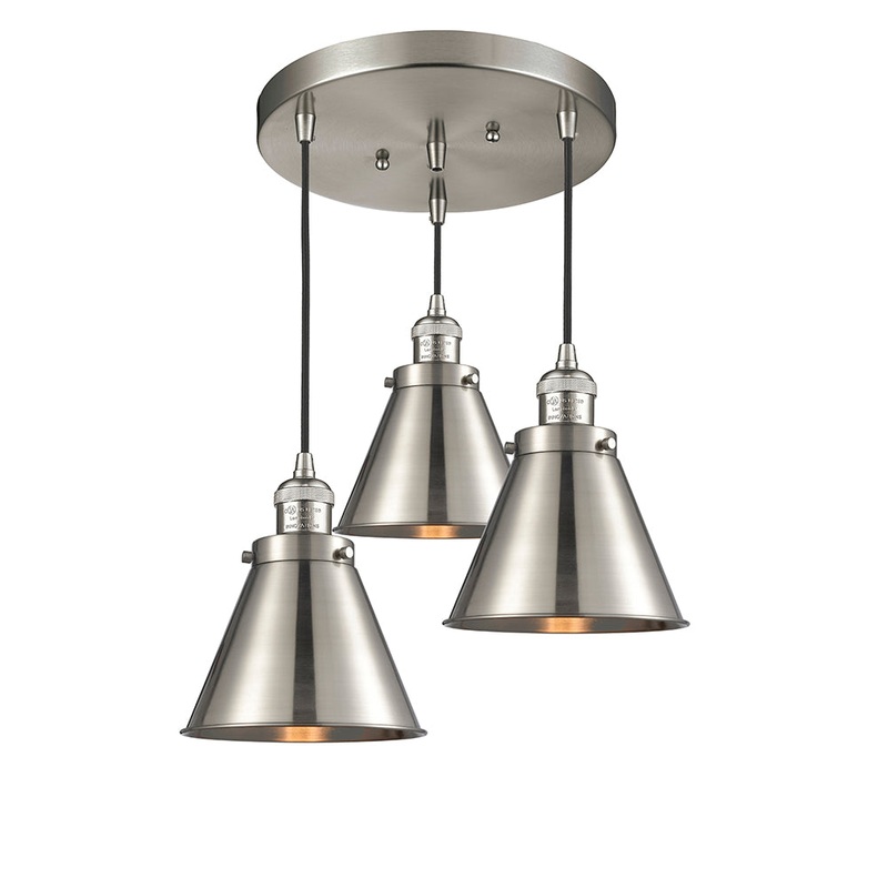 Innovations Lighting Appalachian 3 Light Multi-Pendant Part Of The Franklin Restoration Collection 211/3-SN-M13-SN