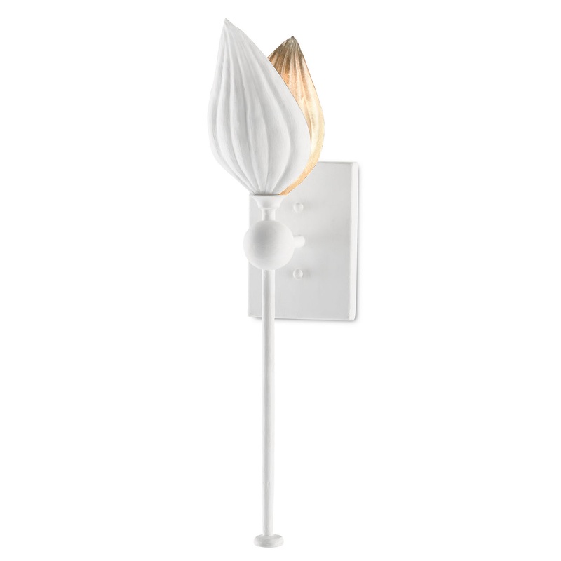 Peace Lily  Wall Sconce