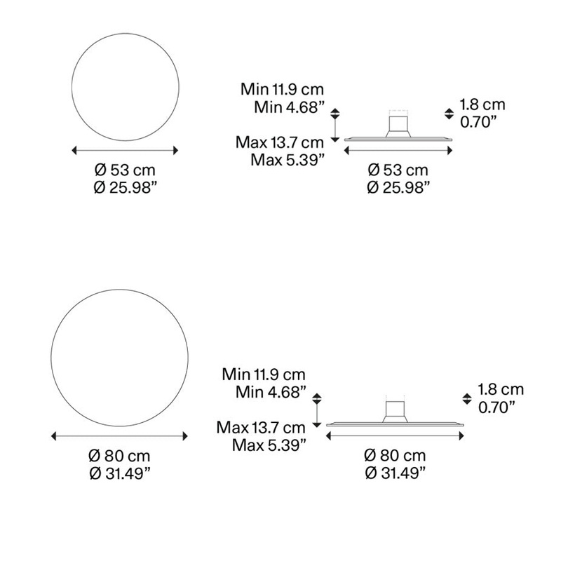 Puzzle Mega Round Wall / Ceiling Light