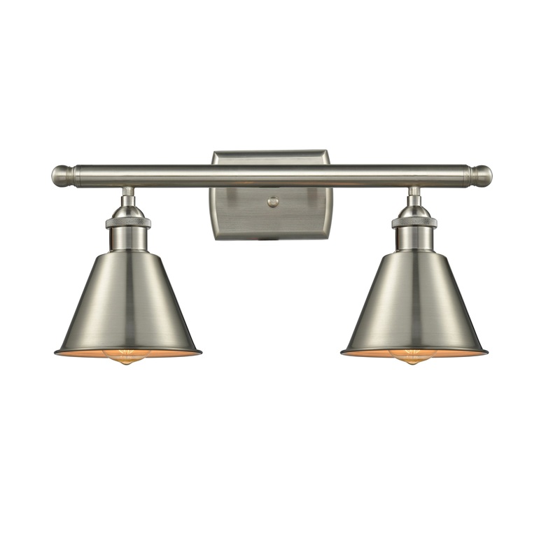 Innovations Lighting Smithfield 2 Light Bath Vanity Light Part Of The Ballston Collection 516-2W-SN-M8-LED