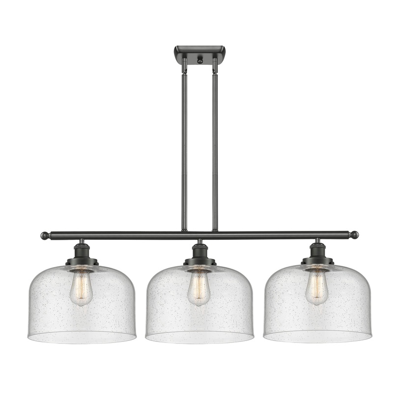 Innovations Lighting X-Large Bell 3 Light Island Light Part Of The Ballston Collection 916-3I-OB-G74-L-LED