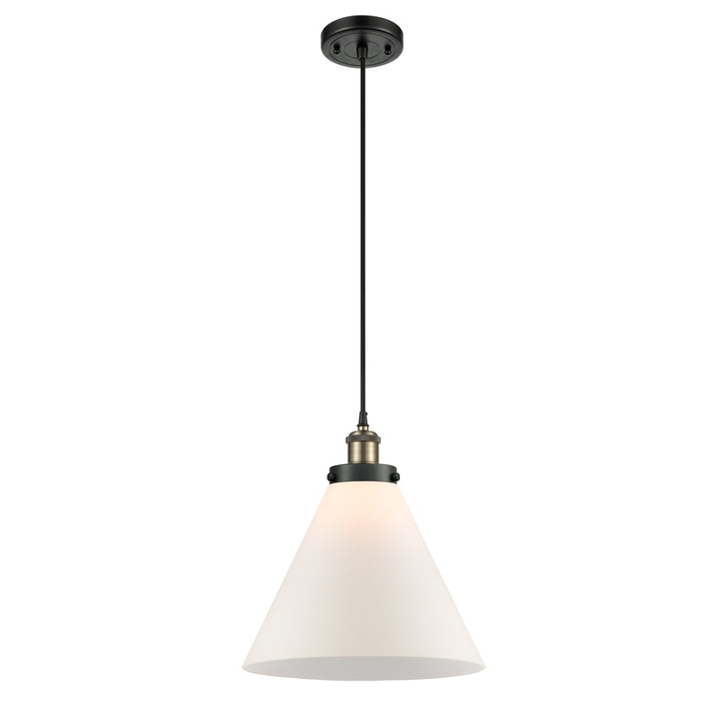 Innovations Lighting X-Large Cone 1 Light Mini Pendant Part Of The Ballston Collection 916-1P-BAB-G41-L-LED