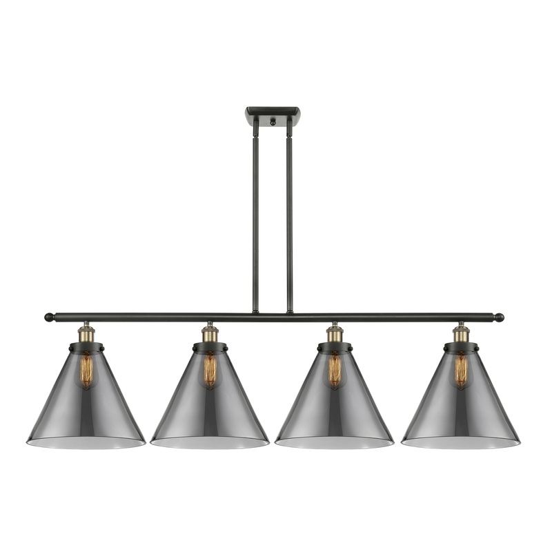 Innovations Lighting X-Large Cone 4 Light Island Light Part Of The Ballston Collection 916-4I-BAB-G43-L