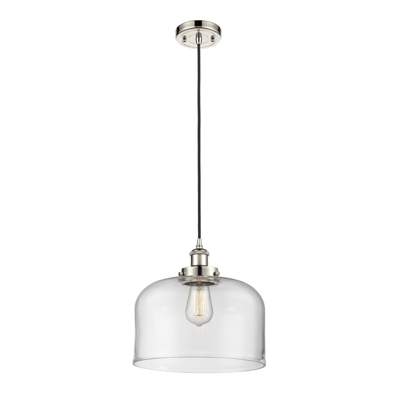 Innovations Lighting X-Large Bell 1 Light Mini Pendant Part Of The Ballston Collection 916-1P-PN-G72-L-LED