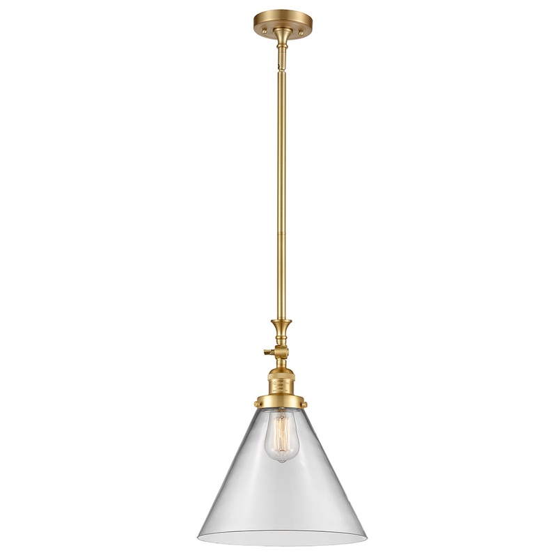 Innovations Lighting X-Large Cone 1 Light Mini Pendant Part Of The Franklin Restoration Collection 206-SG-G42-L