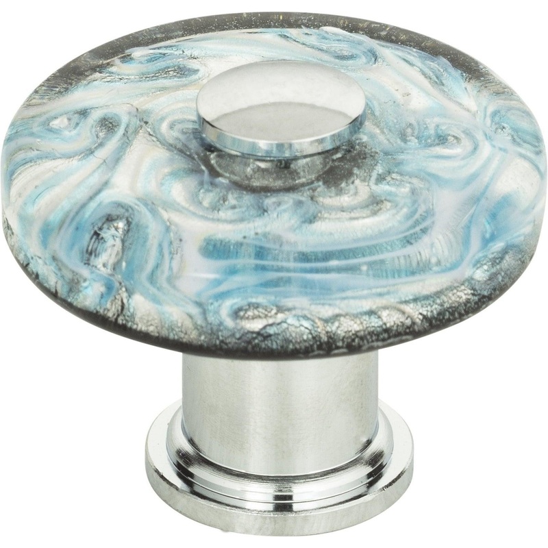 Galaxy Glass Round Knob