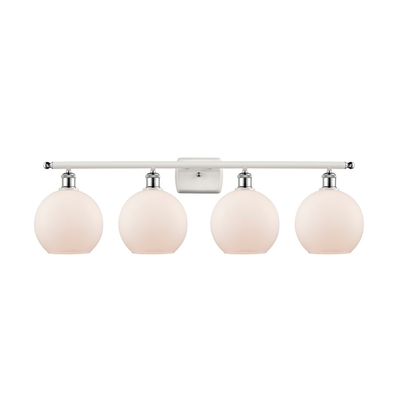 Innovations Lighting Athens 4 Light 36″ Bath Vanity Light 516-4W-WPC-G121-8