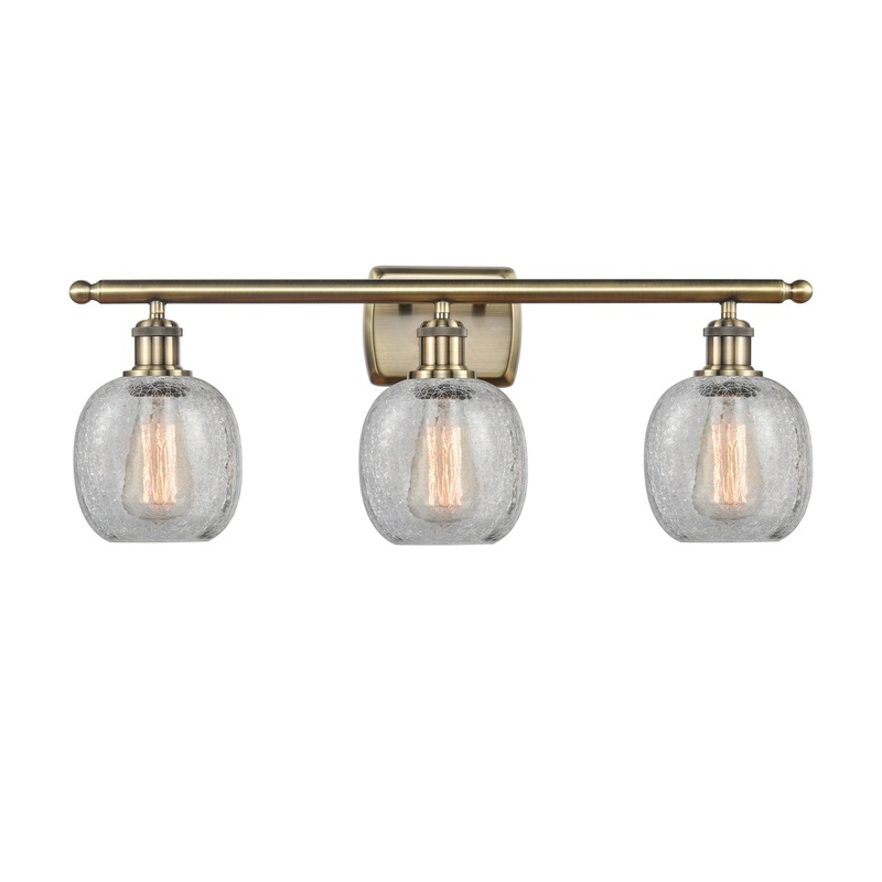 Innovations Lighting Belfast 3 Light Bath Vanity Light Part Of The Ballston Collection 516-3W-AB-G105-LED