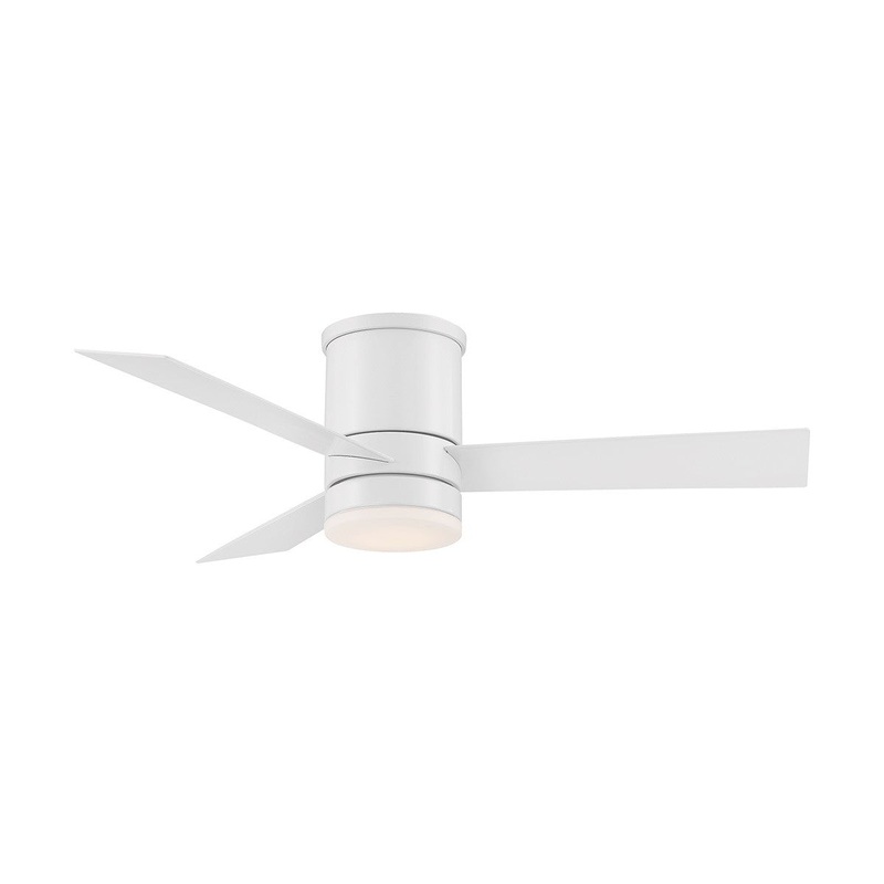Axis Flush Mount DC Ceiling Fan with Light