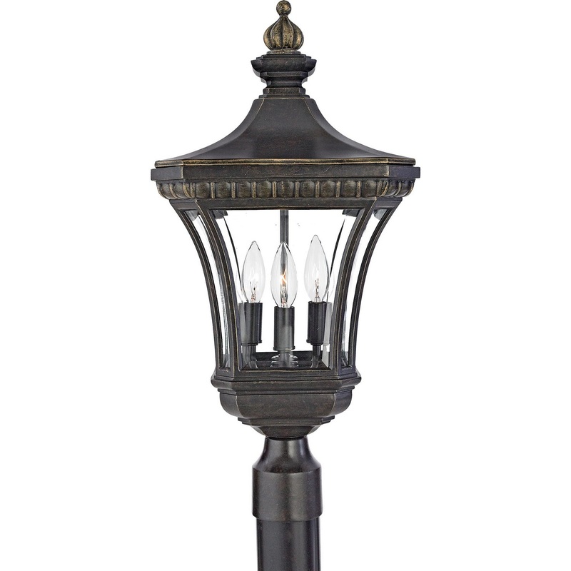 Devon Outdoor Post mount Lantern