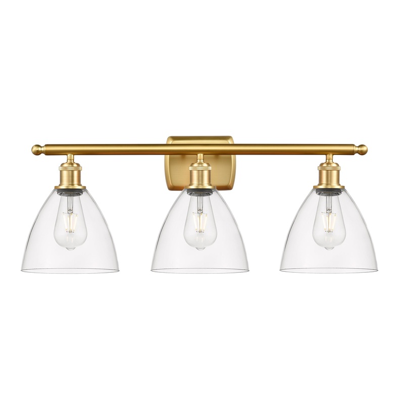 Innovations Lighting Ballston Dome 3 Light 28″ Bath Vanity Light 516-3W-SG-GBD-752