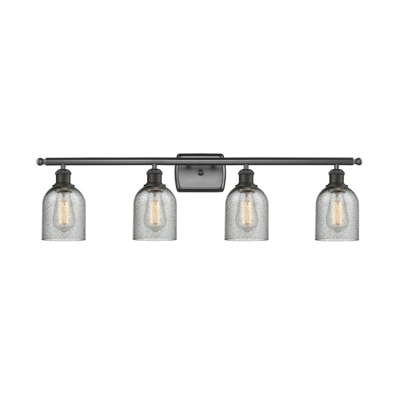 Innovations Lighting Caledonia 4 Light Bath Vanity Light Part Of The Ballston Collection 516-4W-OB-G257-LED