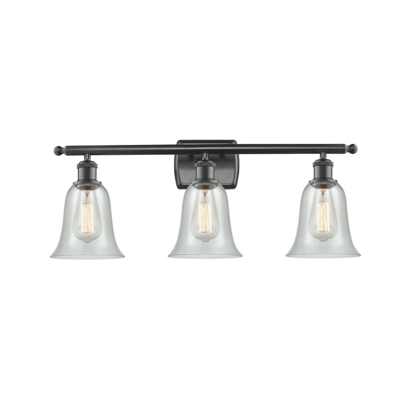 Innovations Lighting Hanover 3 Light Bath Vanity Light Part Of The Ballston Collection 516-3W-BK-G2812-LED
