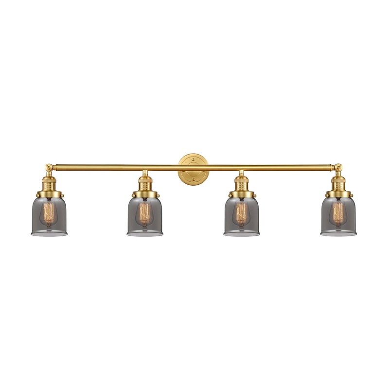Innovations Lighting Small Bell 4 Light Bath Vanity Light Part Of The Franklin Restoration Collection 215-SG-G53-LED