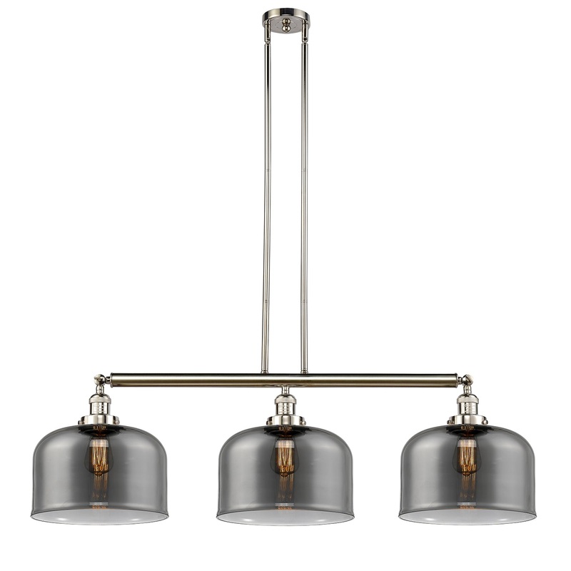 Innovations Lighting X-Large Bell 3 Light Island Light Part Of The Franklin Restoration Collection 213-PN-G73-L