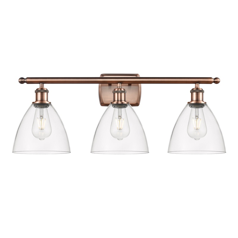 Innovations Lighting Ballston Dome 3 Light 28″ Bath Vanity Light 516-3W-AC-GBD-752