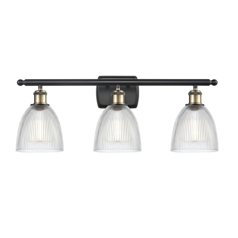 Innovations Lighting Castile 3 Light Bath Vanity Light Part Of The Ballston Collection 516-3W-BAB-G382-LED